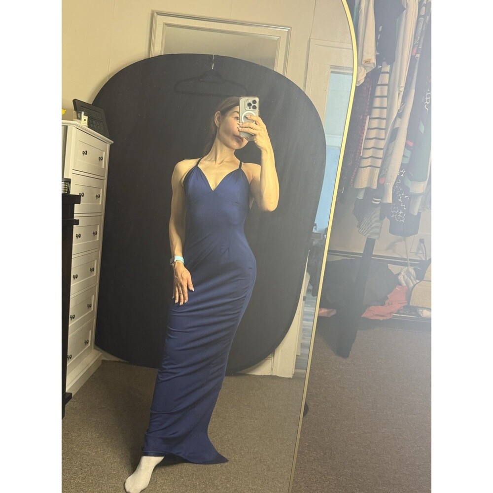 Y2K Wantmylook Maxi Dress Prom Spandex